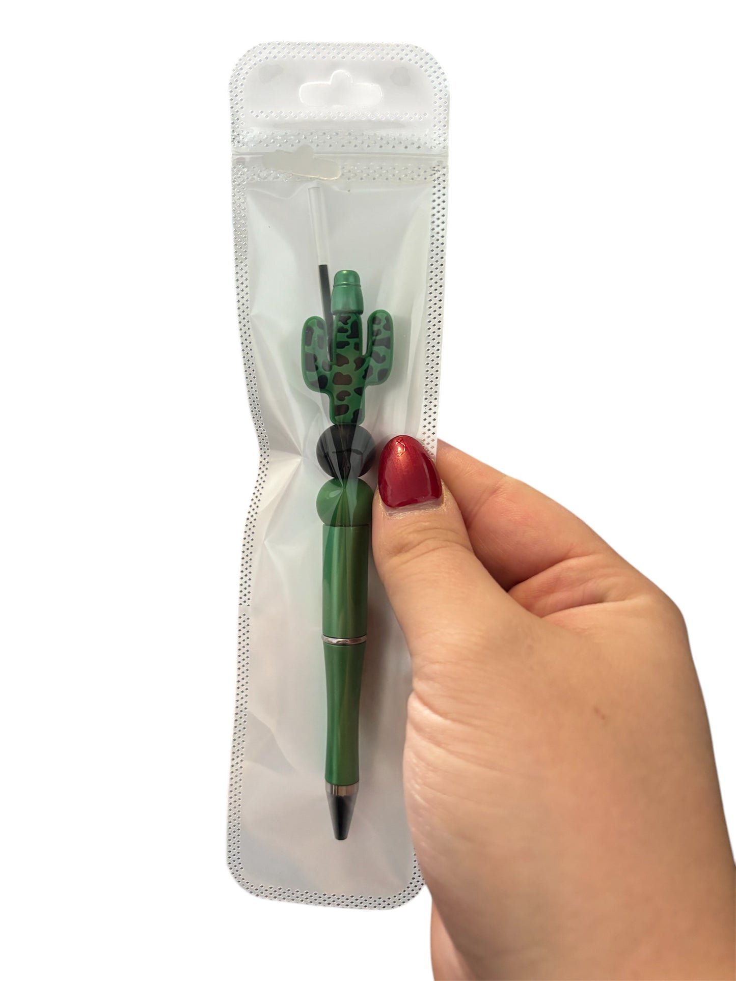 Stylo rechargeable cactus vert #019